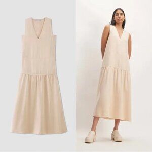 Everlane | Dresses | Everlane The Cotton Wide Rib Midi Dress | Poshmark